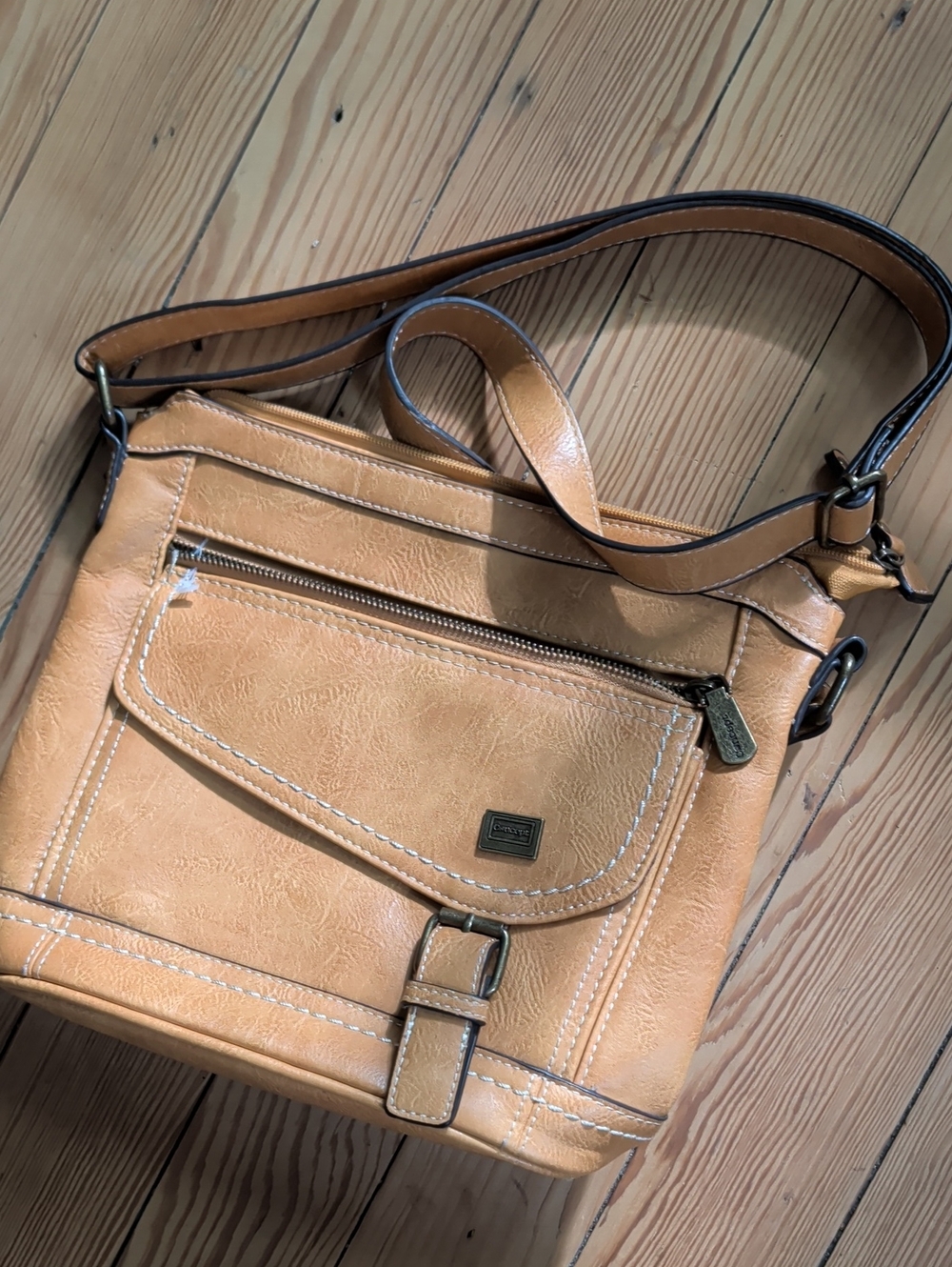 Crossbody Bag with Front Flap - Unbranded
